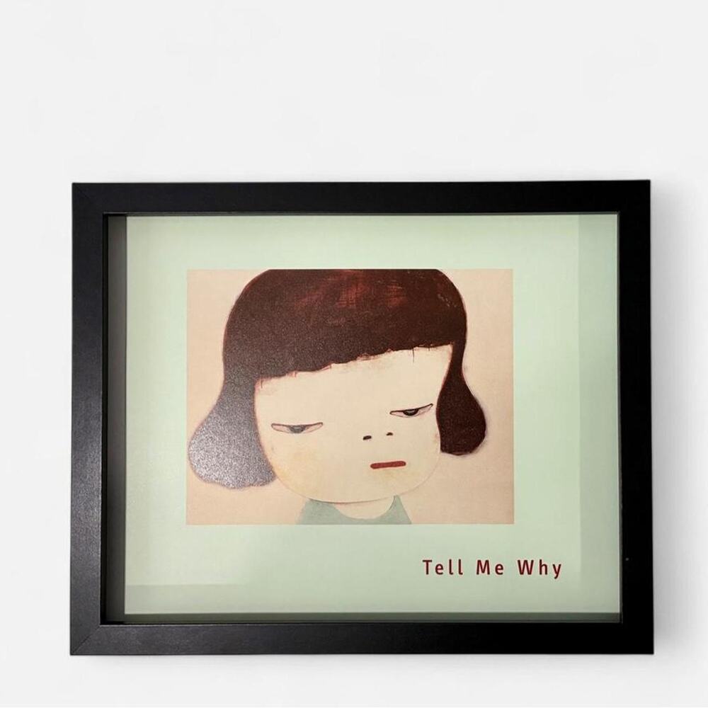Nara Yoshitomo Nara contemporary art prints 8x10 " framed